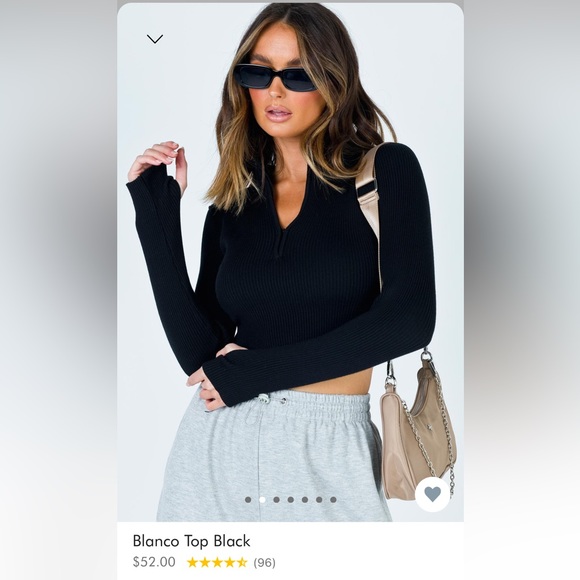 Princess Polly Blanco Top - Picture 1 of 4